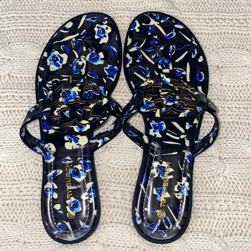 Floral Tory Burch Millers size 8